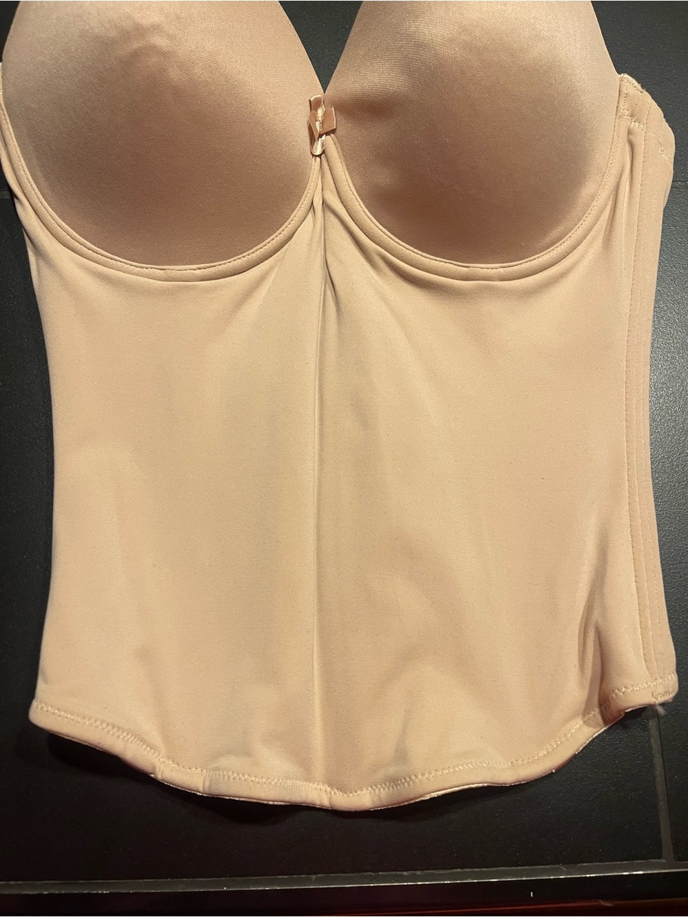 Va Bien Nude Strapless Bustier Corset, Size 32 D